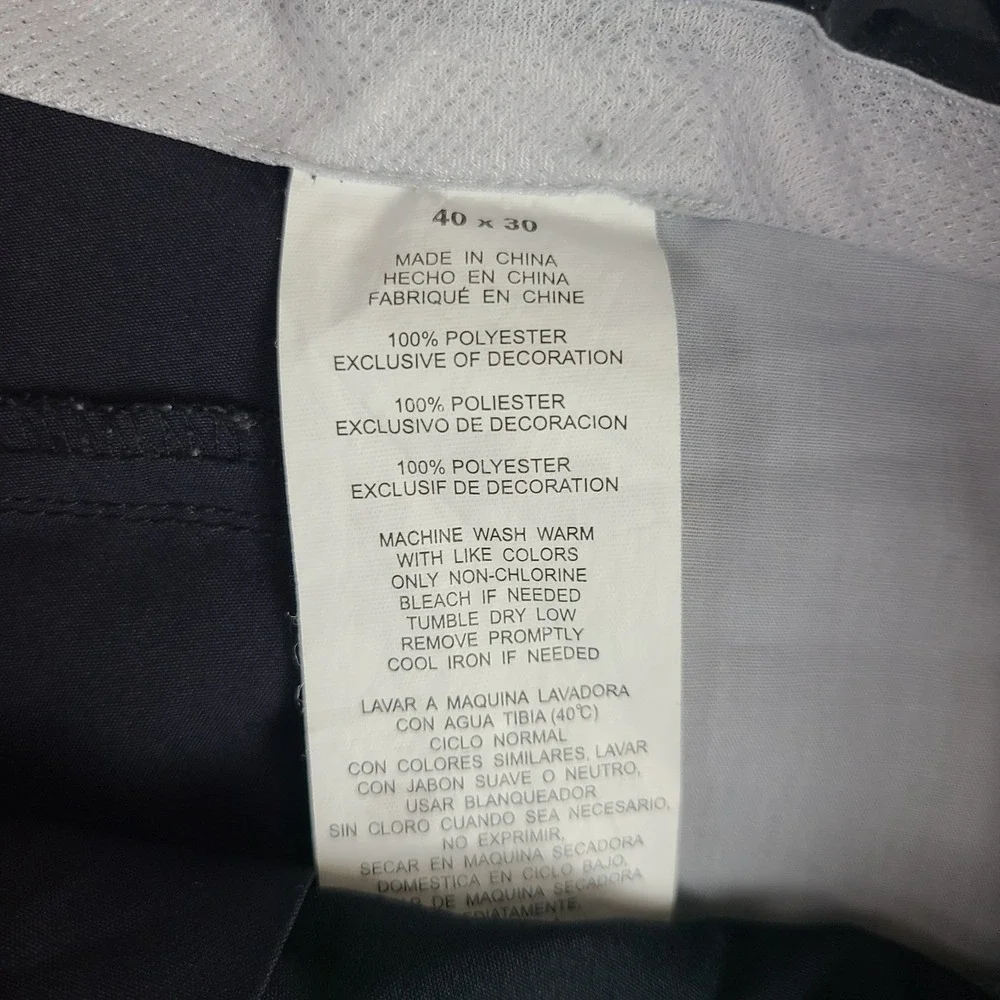 Callaway Pants Mens‎ 40x30 Black Straight Leg Activewear Performance Tech Golf